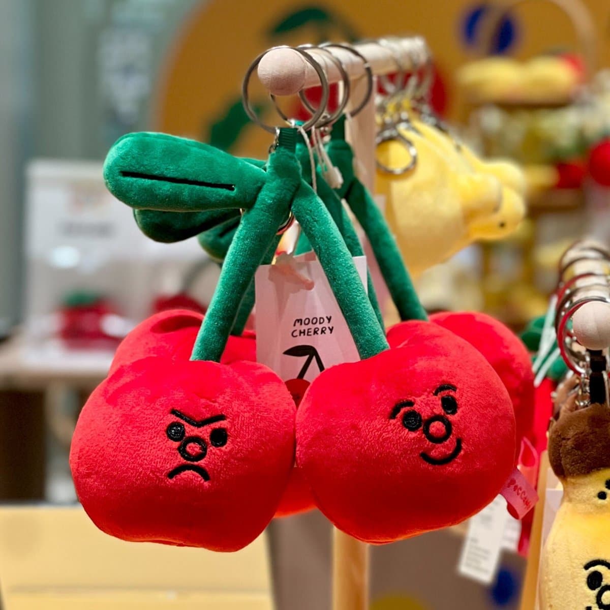 BIG MOODY CHERRY KEYRING