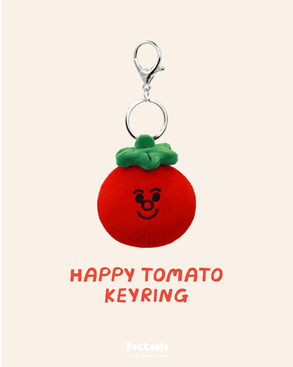 HAPPY TOMATO KEYRING