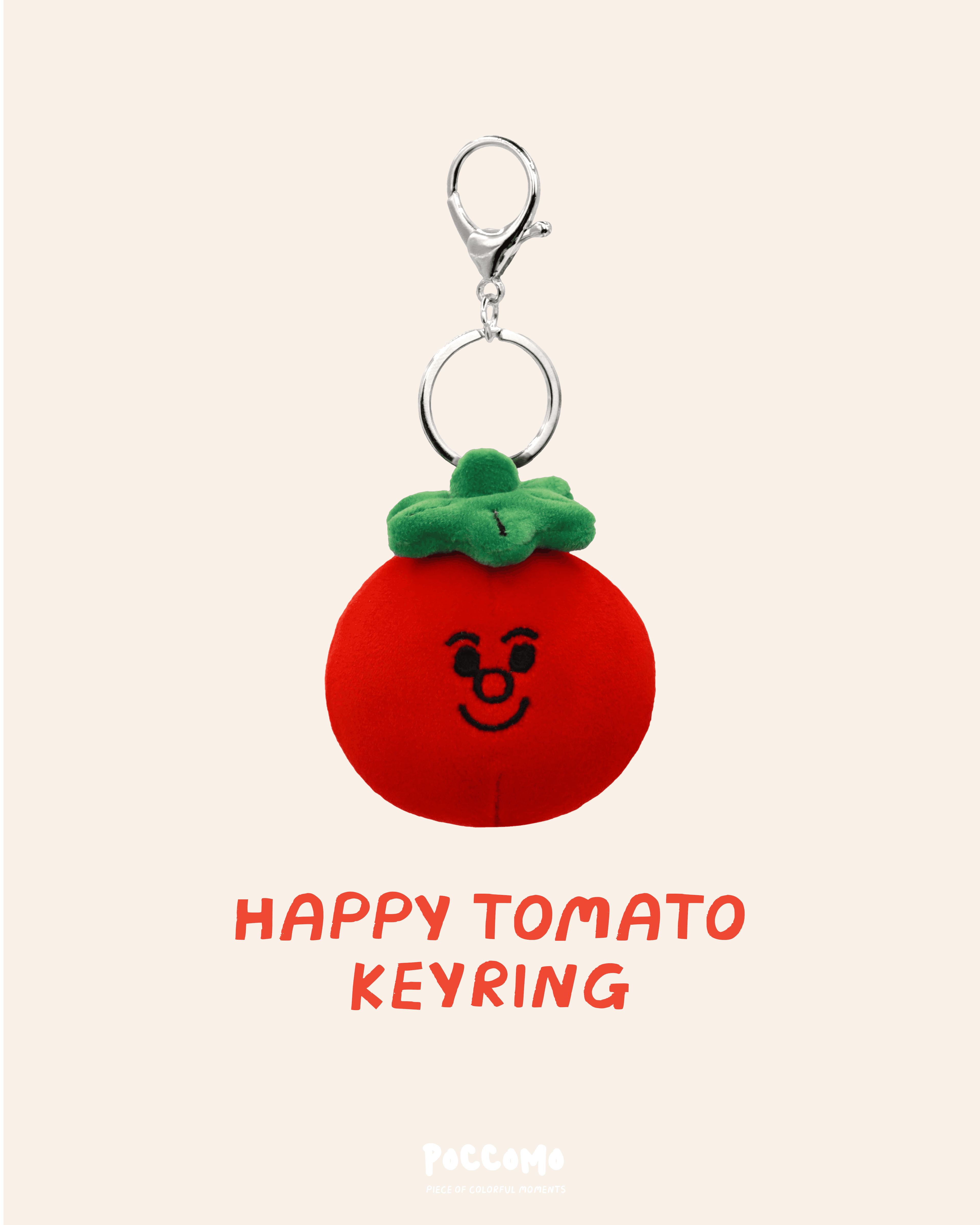 HAPPY TOMATO KEYRING